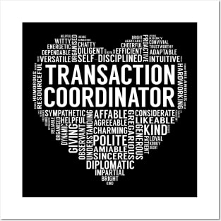 Transaction Coordinator Heart Posters and Art